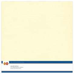 Findit Carddeco Leinenkarton 30,5 x 30,5cm 240g 10 Blatt Creme Creme