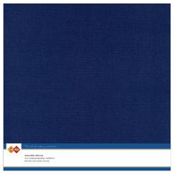 Findit Carddeco Leinenkarton 30,5 x 30,5cm 240g 10 Blatt Dunkelblau Dunkelblau