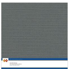 Findit Carddeco Leinenkarton 30,5 x 30,5cm 240g 10 Blatt Dunkelgrau Dunkelgrau