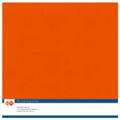 Findit Carddeco Leinenkarton 30,5 x 30,5cm 240g 10 Blatt Herbst Orange Herbst Orange