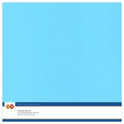 Findit Carddeco Leinenkarton 30,5 x 30,5cm 240g 10 Blatt Himmelblau Himmelblau