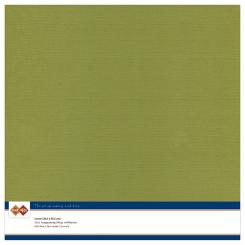 Findit Carddeco Leinenkarton 30,5 x 30,5cm 240g 10 Blatt Olive Olive