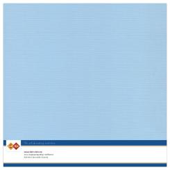 Findit Carddeco Leinenkarton 30,5 x 30,5cm 240g 10 Blatt Pastellblau Pastellblau