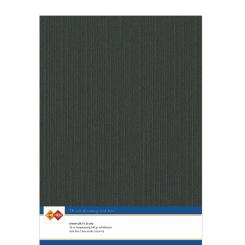 Findit Carddeco Leinenkarton DIN A4 240g 10 Blatt Schwarz Schwarz