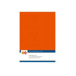 Findit Carddeco Leinenkarton DIN A5 240g 10 Blatt Herbst Orange Herbst Orange