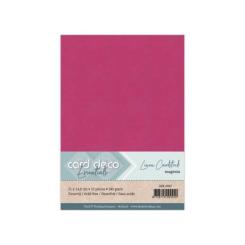 Findit Carddeco Leinenkarton DIN A5 240g 10 Blatt Magenta Magenta