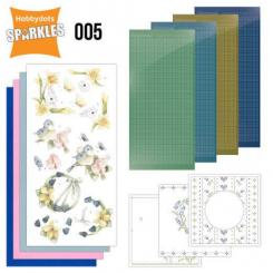 Findit Hobbydots Sparkles Karten - Happy Frühling 