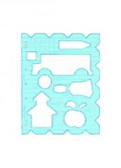 Fiskars Schablone Schule 