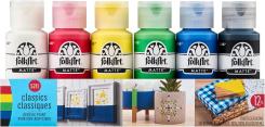 Plaid Folkart - Matte Premium Acrylfarbe 59ml- 12er Set Classic 