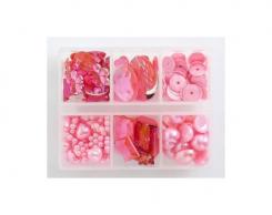 Gem collections Set rosa/ ca.278 Stk. 
