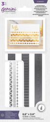 Gemini Heißfolienstempel - 3tlg - Zeitgenössische dekorative Borden 