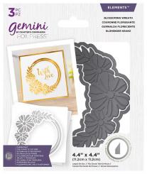 Gemini Stanz- & Heißfolienstempel - 3tlg - Blühender Kranz 