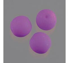 Glasperlen rund NEON opak 6mm / 30 Stk. Neon-Lila Neon-Lila