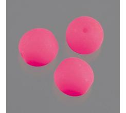 Glasperlen rund NEON opak 6mm / 30 Stk. Neon-Pink Neon-Pink