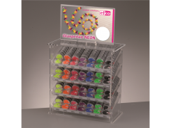 Glasperlen rund NEON opak 8mm / 18 Stk. 