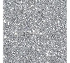 Glitterkarton DIN A4  200g/m²  - 1 Bogen Silber Silber