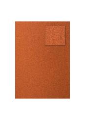 Glitterkarton DIN A4  200g/m²  - 1 Bogen orangerot orangerot