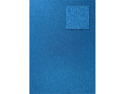 Glitterkarton DIN A4  200g/m²  - 1 Bogen pflauenblau pflauenblau