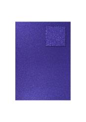 Glitterkarton DIN A4  200g/m²  - 1 Bogen royalblau royalblau