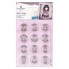Gorjuss Santoro Mini-Gummistempel (12Stk) - Santoro 