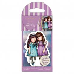 Gorjuss Santoro Sammel Mini-Stempel Nr. 72 - Freunde gehen zusammen 