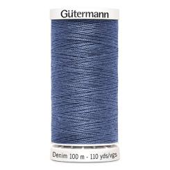 Gütermann Denim Jeans Nähgarn - 100m Blau 6075 Blau 6075