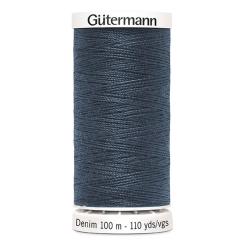 Gütermann Denim Jeans Nähgarn - 100m Blau 7635 Blau 7635