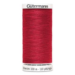 Gütermann Denim Jeans Nähgarn - 100m Rot 4495 Rot 4495