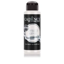 Cadence - Hybrid-Multi-Surface Satin Acrylfarbe - 120ml Weiß Weiß