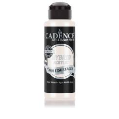 Cadence - Hybrid-Multi-Surface Satin Acrylfarbe - 120ml Reines Weiß Reines Weiß