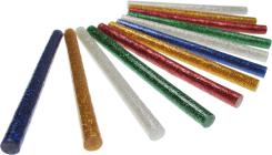 Heißklebepatronen / Heißklebesticks klein 12 Stück Glitter Glitter