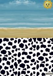 Hintergrundpapier - 21 x 29,8cm - Yvonne Creations -Summer Holiday II – 170gr - 