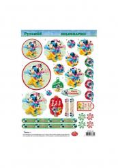 Holographischer Pyramide 3D Bogen Weihn. Mickey Mouse 