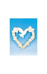 Holz Herz 37,5x38cm, Rico-Design Hochzeit 