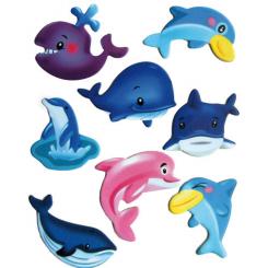 Holz Mini Deco Sea Fische 8tlg. Set 