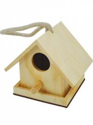 Holz Vogelhaus 10x9x8cm 
