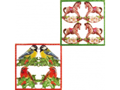 Ideen mit Herz 2x Wachsornament Platten Vögel & Schaukelpferd 