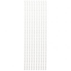 Ideen mit Herz - Kristall-Bordüren, selbstklebend, Ø6mm, klar 10 x 30 cm 