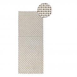 Ideen mit Herz - Schmuck-Netz, selbstklebend, 12 x 30 cm, Bi-Color, braun/silber 