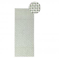 Ideen mit Herz - Schmuck-Netz, selbstklebend, 12 x 30 cm, Bi-Color, grün/silber 