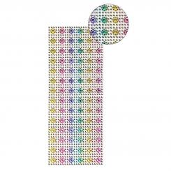 Ideen mit Herz - Schmuck-Netz, selbstklebend, 12 x 30 cm, bunt, Design 1 