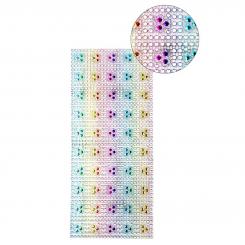 Ideen mit Herz - Schmuck-Netz, selbstklebend, 12 x 30 cm, bunt, Design 3 