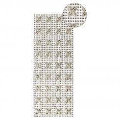 Ideen mit Herz - Schmuck-Netz, selbstklebend, 12 x 30 cm, gold, Design 4 