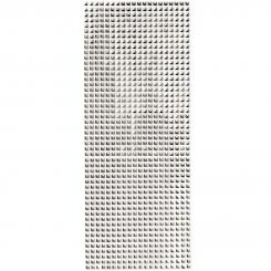 Ideen mit Herz - Schmuck-Netz, selbstklebend, 12 x 30 cm, silber/Quadrate 