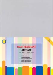 JEJE Hitze Resistant Acetate (Transparente Folie)- DINA4 - 10 Blatt 