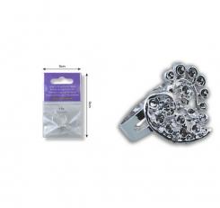 Jewelry Ring Schmuckring Silber / Verstellbar 