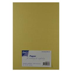 Joy!Crafts Metallic Karton in Leinenoptik 250g DIN A5 20 Bögen Creme Creme