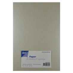Joy!Crafts Metallic Karton in Leinenoptik 250g DIN A5 20 Bögen Taupe Taupe