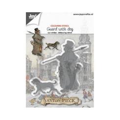 Joy!Crafts Schneideschablone 2tlg. - Anton Pieck - Wächter mit Hund 