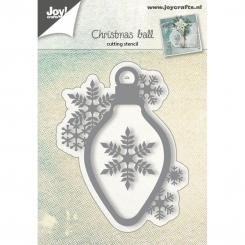 Joy!Crafts Schneideschablone 2tlg. - Christbaumkugel mit Schneeflocke 